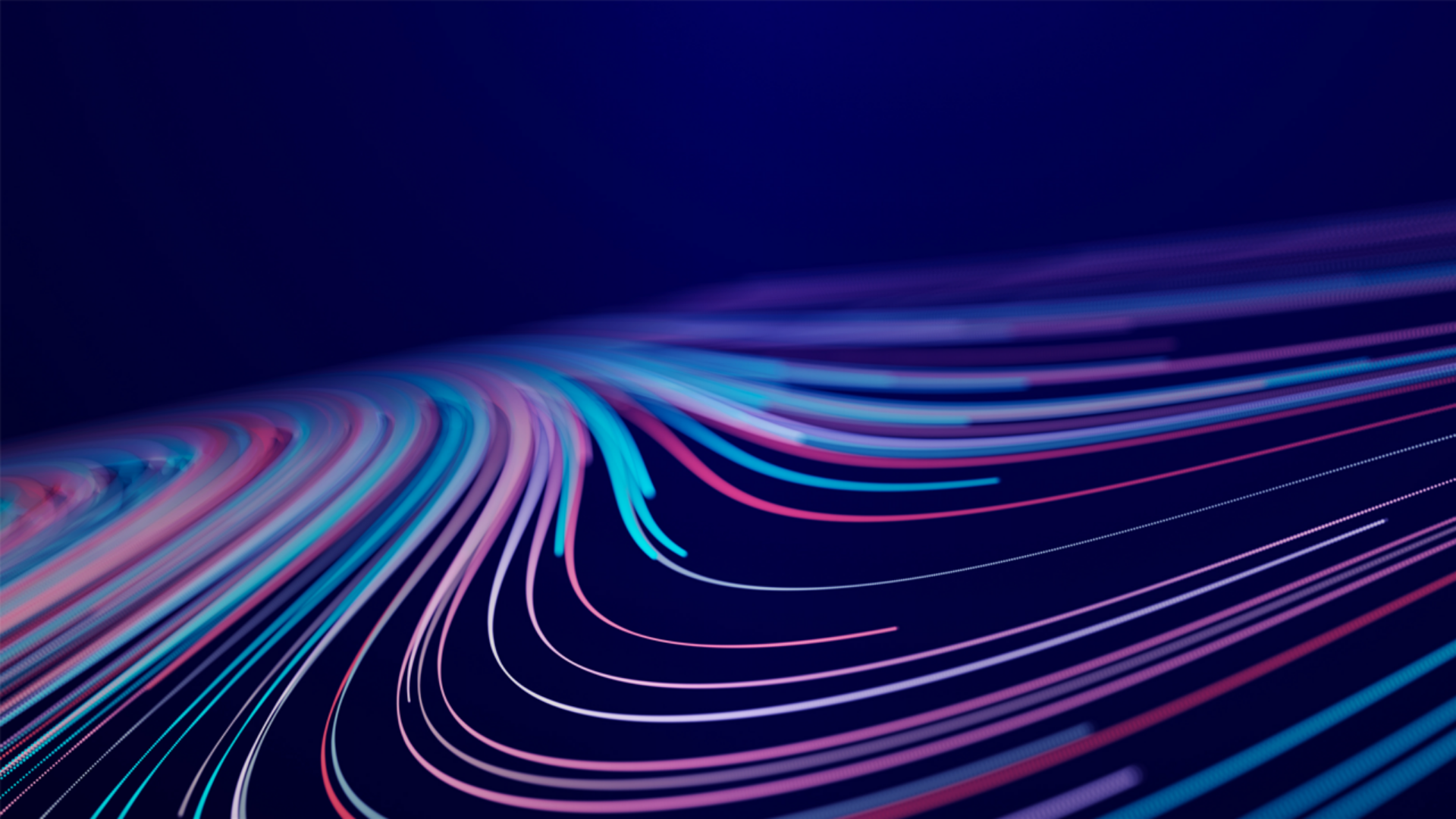 Abstract background featuring dynamic lines and curves in a harmonious blend of colors and shapes.