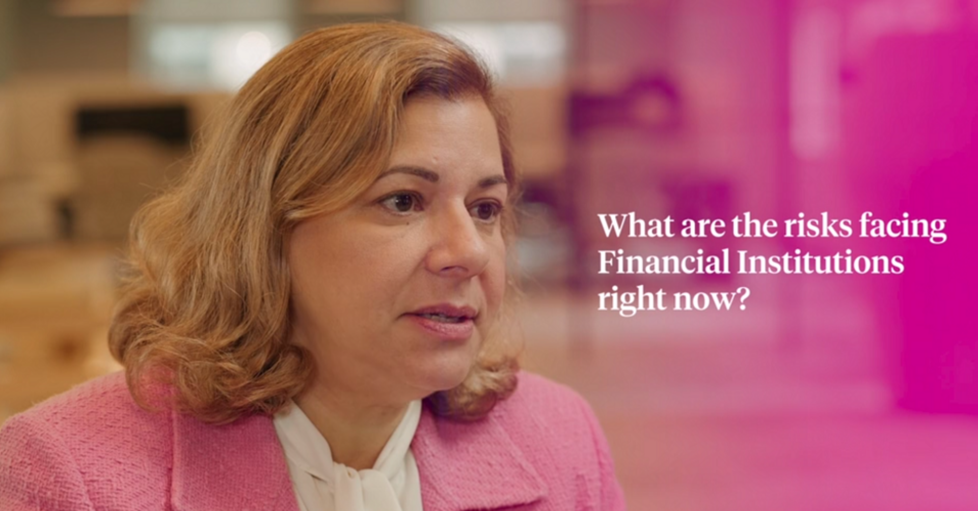 what are the risks facing financial institutions right now